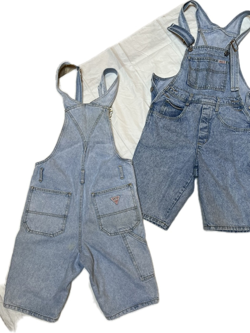 Vintage Y2K Guess Overall Shorts bundle *flaws*